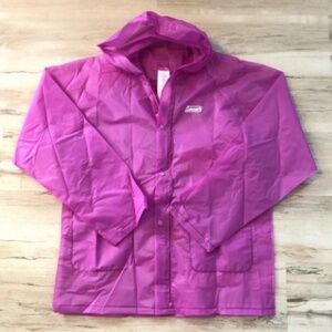 Pink Lightweight Coleman Rain Jacket